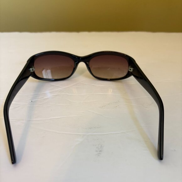 Fossil Women's Rectangle Sunglasses Dark Brown Frames - Picture 3 of 7